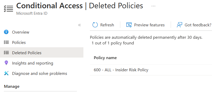 CA Hard Delete